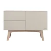 Kidsmill Sixties Commode - Oatmeal / Eiken