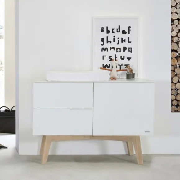 Kidsmill Sixties Commode Wit Mat / Naturel