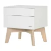 Kidsmill Sixties Nachtkastje Wit Mat / Naturel