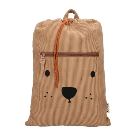 Kidzroom Prague Beary Excited Gymtas - Brown