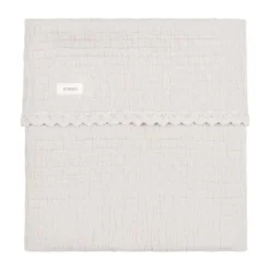 Koeka Elba Wiegdeken Lace - 75 x 100 cm - Stone