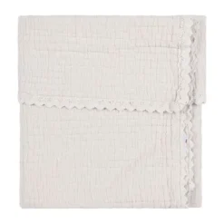 Koeka Elba Wiegdeken Lace - 75 x 100 cm - Stone