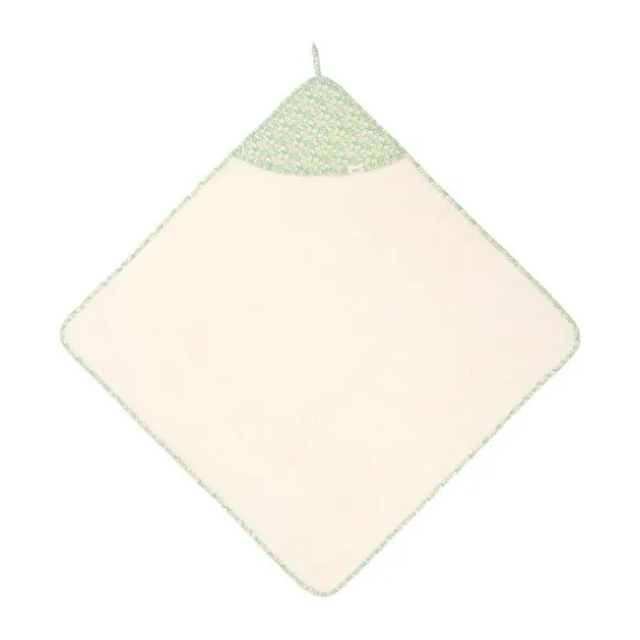 Koeka Meadow Badcape - 100 x 100 cm - Off White