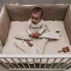 Koeka Rivoli Boxkleed – 75 x 95 cm – White / Caffe