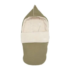 Koeka Wafel Oslo Voetenzak Buggy - Teddy - Moss