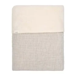 Koeka Wiegdeken Teddy - Rivoli - Stone - 75x100 cm