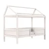 LIFETIME Kidsroom Huisbed 4‑In‑1 – Premium Rolbodem - White Wash