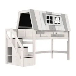 LIFETIME Kidsrooms Halfhoogslaper - My Hangout / Premium White-Wash