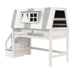 LIFETIME Kidsrooms Halfhoogslaper - My Hangout / Premium White-Wash