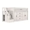 LIFETIME Kidsrooms Halfhoogslaper – All‑In‑One / Premium White Wash