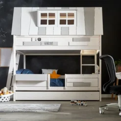 LIFETIME Kidsrooms Halfhoogslaper Hangout Luxe Whitewash