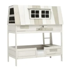 LIFETIME Kidsrooms Halfhoogslaper Hangout Luxe Whitewash