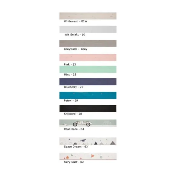 LIFETIME Kidsrooms Hoogslaper Luxe Rechte Trap Whitewash