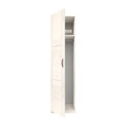 LIFETIME Kidsrooms Kledingkast - Whitewash - 50 cm - 1 Deur