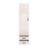 LIFETIME Kidsrooms Kledingkast 1-Deurs - 2-Lades - White-Wash