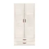 LIFETIME Kidsrooms Kledingkast 2-Deurs - 2 Laden - White Wash