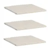 LIFETIME Kidsrooms Legplank Kastelement 50 cm 3 Stuks Whitewash