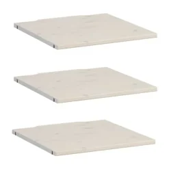 LIFETIME Kidsrooms Legplank Kastelement 50 cm 3 Stuks Whitewash
