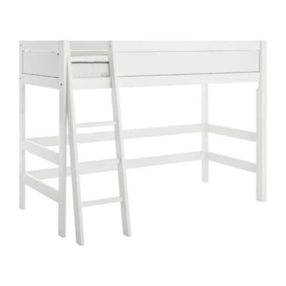 LIFETIME Kidsrooms Midhoogslaper - Luxe - Schuine Trap - Wit Gelakt