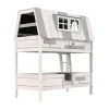 LIFETIME Kidsrooms My Hangout Huisbed - Premium Rolbodem - White Wash