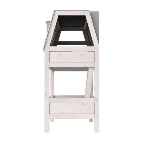 LIFETIME Kidsrooms My Hangout Huisbed - Premium Rolbodem - White Wash