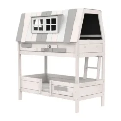 LIFETIME Kidsrooms My Hangout Huisbed - Premium Rolbodem - White Wash