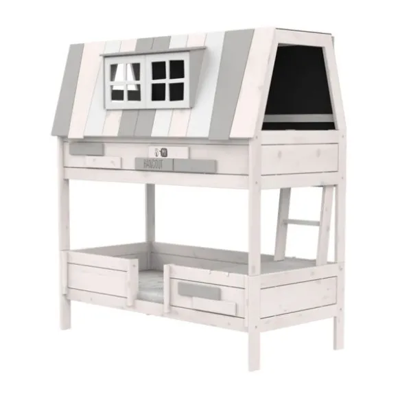 LIFETIME Kidsrooms My Hangout Huisbed - Premium Rolbodem - White Wash