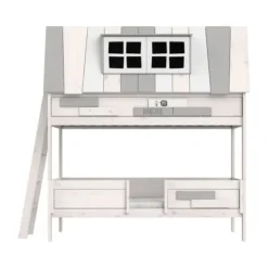 LIFETIME Kidsrooms My Hangout Stapelbed - Premium Rolbodem - White Wash