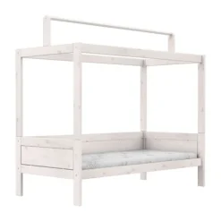 LIFETIME Kidsrooms Original Bed + Dakframe - Premium Rolbodem - White Wash