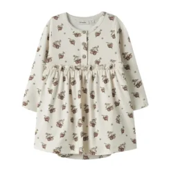 Lil Atelier Apple Midi Jurk - Mt. 56 - Turtledove