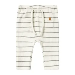 Lil' Atelier Broek - Gestreept - Mt. 56 - Coconut Milk