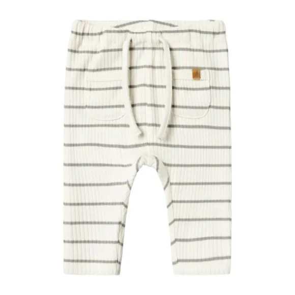 Lil' Atelier Broek - Gestreept - Mt. 56 - Coconut Milk