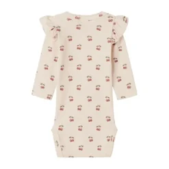 Lil' Atelier Cherry Romper - Mt. 56 - Silver Peony