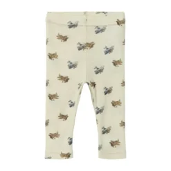 Lil' Atelier Detail Legging - Mt. 68 - Turtledove Melange