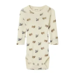 Lil' Atelier Detail Romper - Mt. 68 - Turtledove Melange