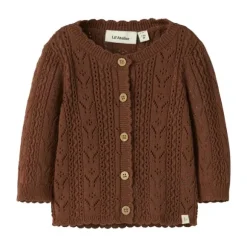 Lil Atelier Knit Cardigan - Mt. 56 - Maple Syrup