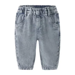 Lil' Atelier Spijkerbroekje - Maat 56 - Medium Blue
