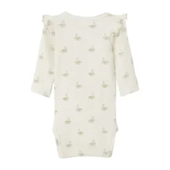 Lil' Atelier Swan Romper - Mt. 56 - Pastel Parchment