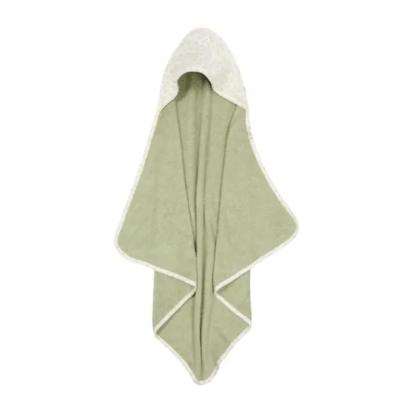 Little Dutch Badcape Baby - Blueberry Leaves - 75x75 cm