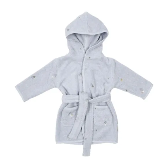 Little Dutch Badjas Geborduurd - Maat 98/104 - Blue