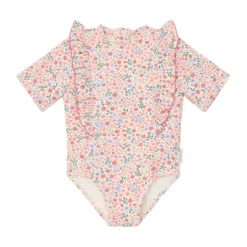 Little Dutch Badpak met Korte Mouwen - Dreamy Flowerfield - Maat 62/68