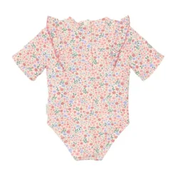 Little Dutch Badpak met Korte Mouwen - Dreamy Flowerfield - Maat 62/68