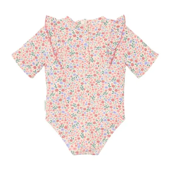 Little Dutch Badpak met Korte Mouwen - Dreamy Flowerfield - Maat 62/68
