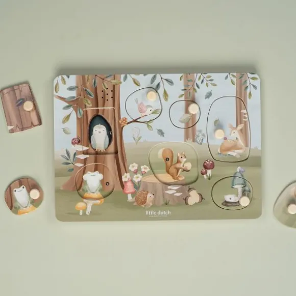 Little Dutch Forest Friends Geluidenpuzzel