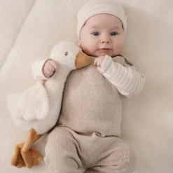 Little Dutch Gebreid Boxpakje - Soft Beige Melange - 62