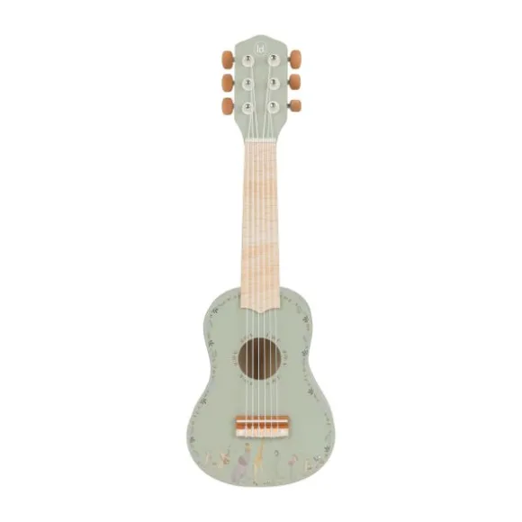 Little Dutch Safari Friends Houten Gitaar - Groen
