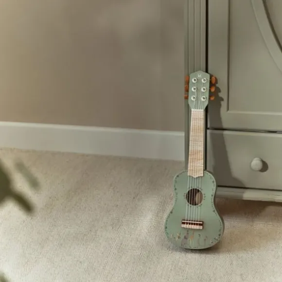 Little Dutch Safari Friends Houten Gitaar - Groen