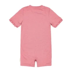 Little Dutch Zwempak Korte Mouwen - Dreamy Pink Sparkle - Maat 62/68