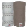 Lodger Hydrofieldoek - 2 Stuks - 110 x 110 cm - Matcha - Birch / Buffalo
