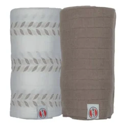 Lodger Hydrofieldoek - 2 Stuks - 110 x 110 cm - Matcha - Birch / Buffalo